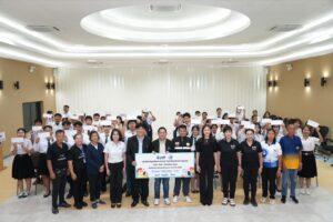 กลุ่ม ปตท. จังหวัดระยอง จัดพิธีมอบทุนการศึกษา